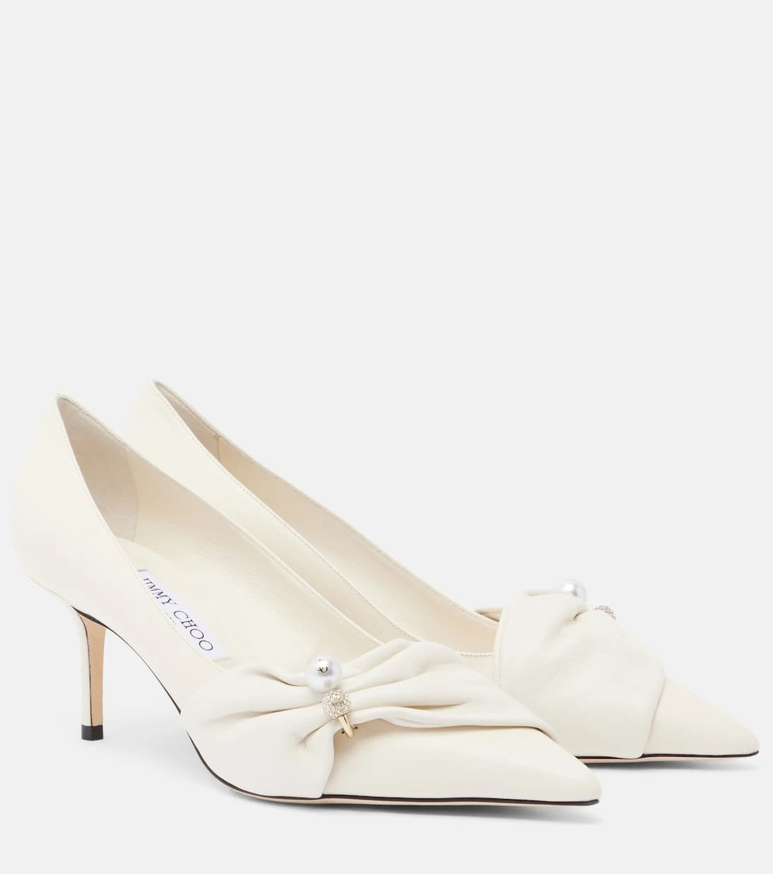 Jimmy Choo - Rafi embellished leather pumps