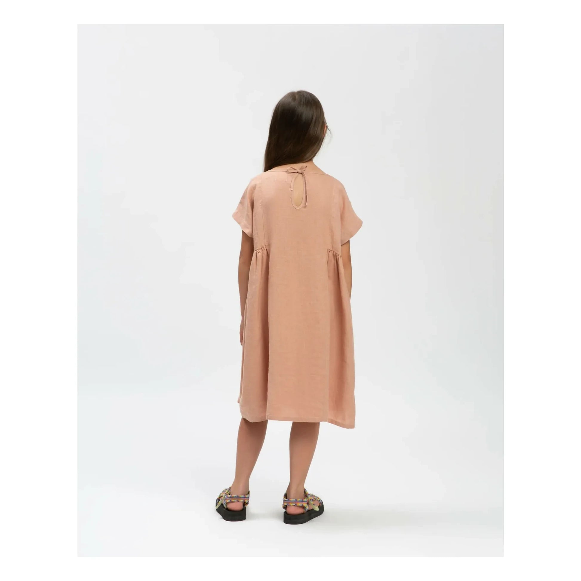 Matona - Linen dress | Dusty Pink