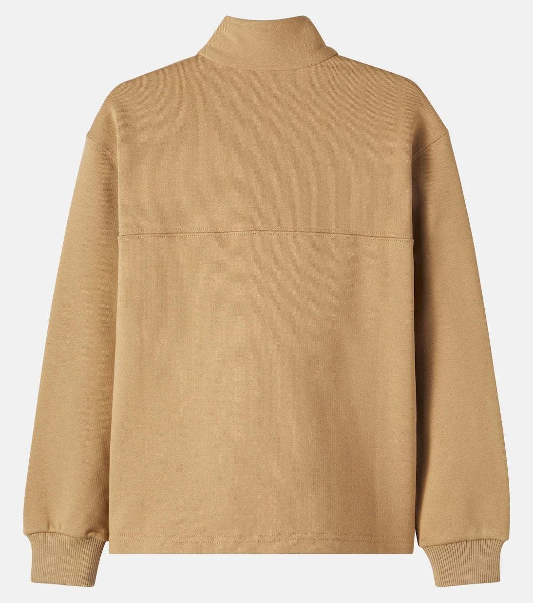 Dolce&Gabbana Kids - DG cotton jersey half-zip sweatshirt