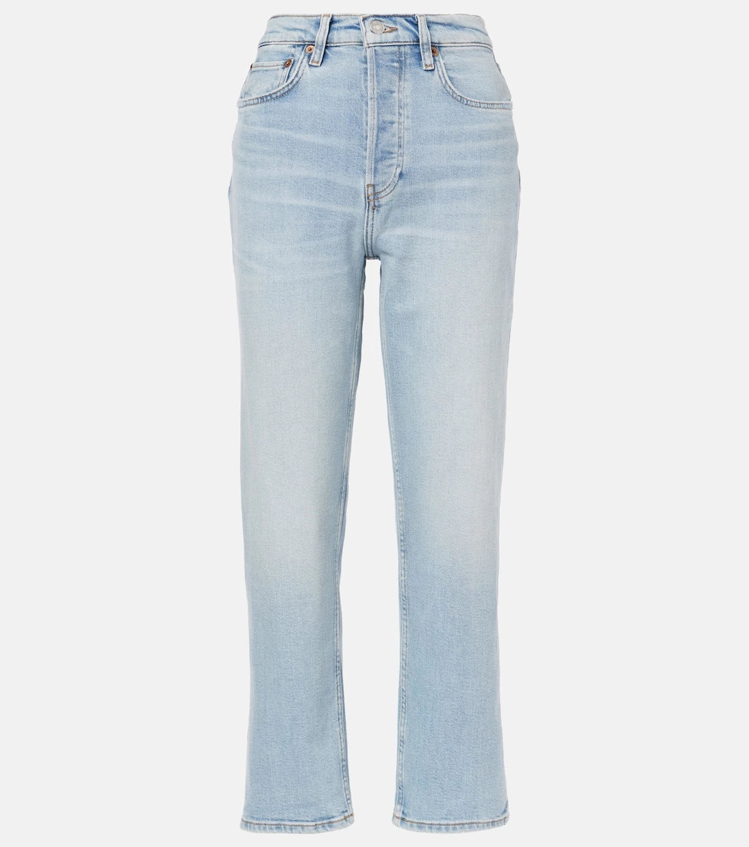 Re/Done - 70s Stove Pipe high-rise straight jeans