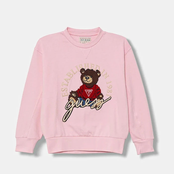Детски памучен суичър Guess