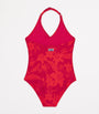 Vilebrequin Kids Halterneck Tropical Floral Swimsuit (2-14 Years)