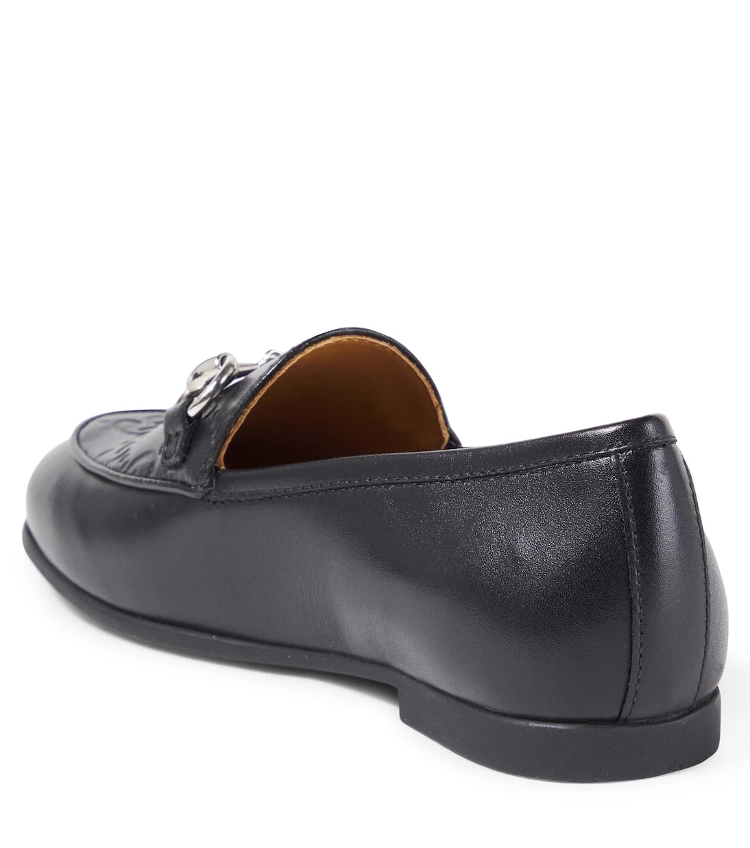Gucci Kids - GG Horsebit leather loafers