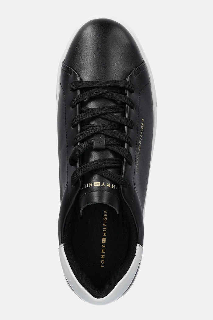 Tommy Hilfiger CHIC PLATFORM CUPSOLE PATENT Deri Spor Ayakkabı