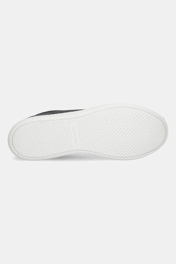 Кожени маратонки Calvin Klein LOW TOP LACE UP TMBL LTH