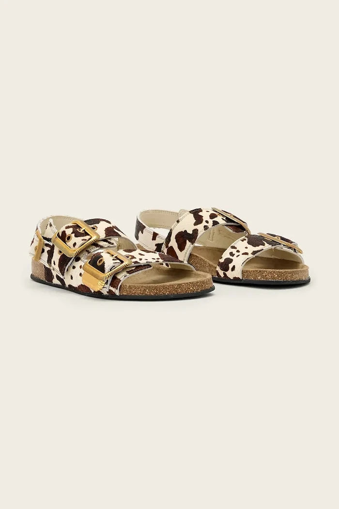 AllSaints Staffa Sandal Kadın Deri Düz Taban Sandalet