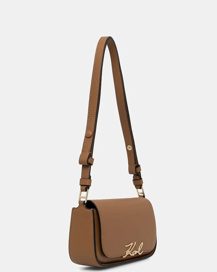 Karl Lagerfeld kadın deri crossbody çanta K/SIGNATURE