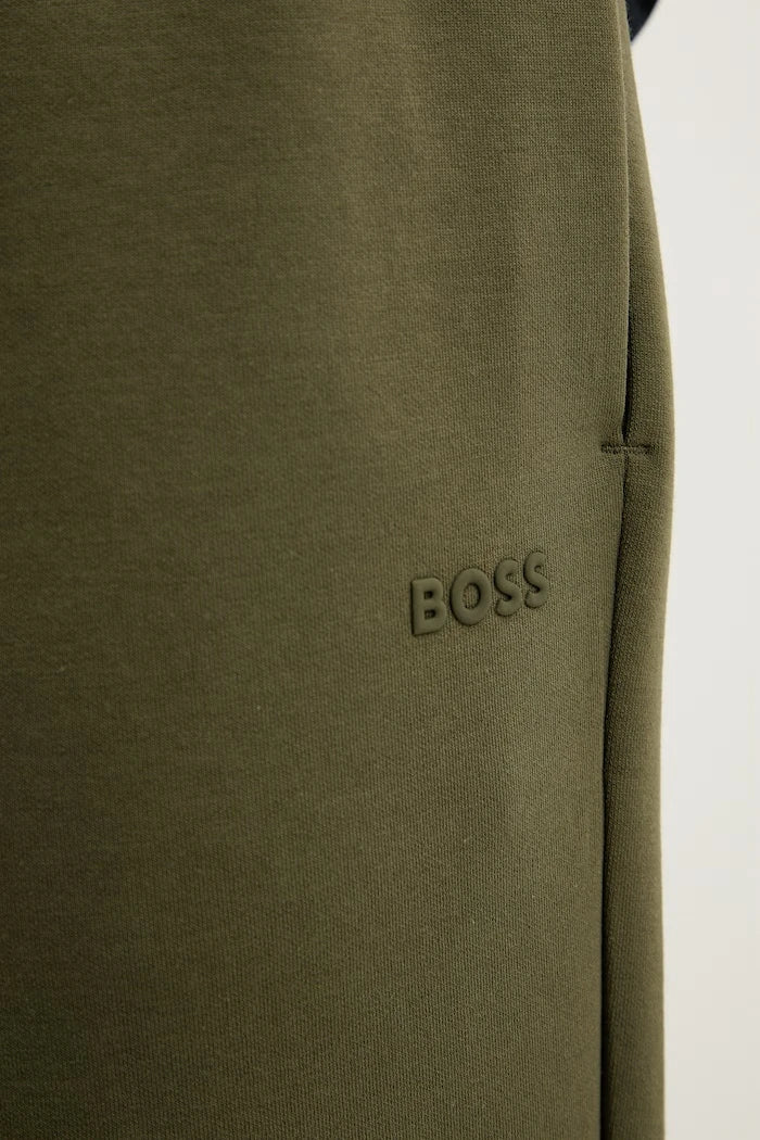 BOSS Green pamuk ve elastanlı erkek eşofman altı Hadiko