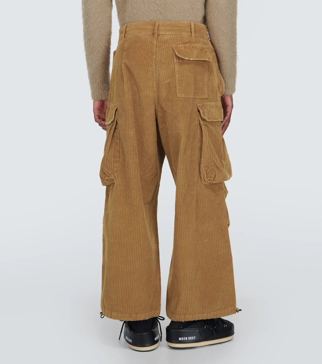 Alanui - Velvet corduroy cargo pants