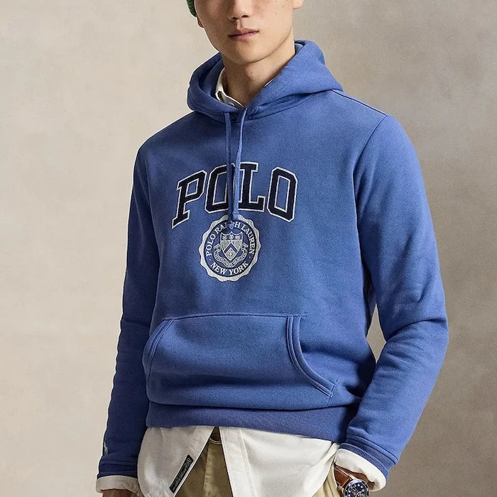 Polo Ralph Lauren kapüşonlu erkek pamuklu sweatshirt