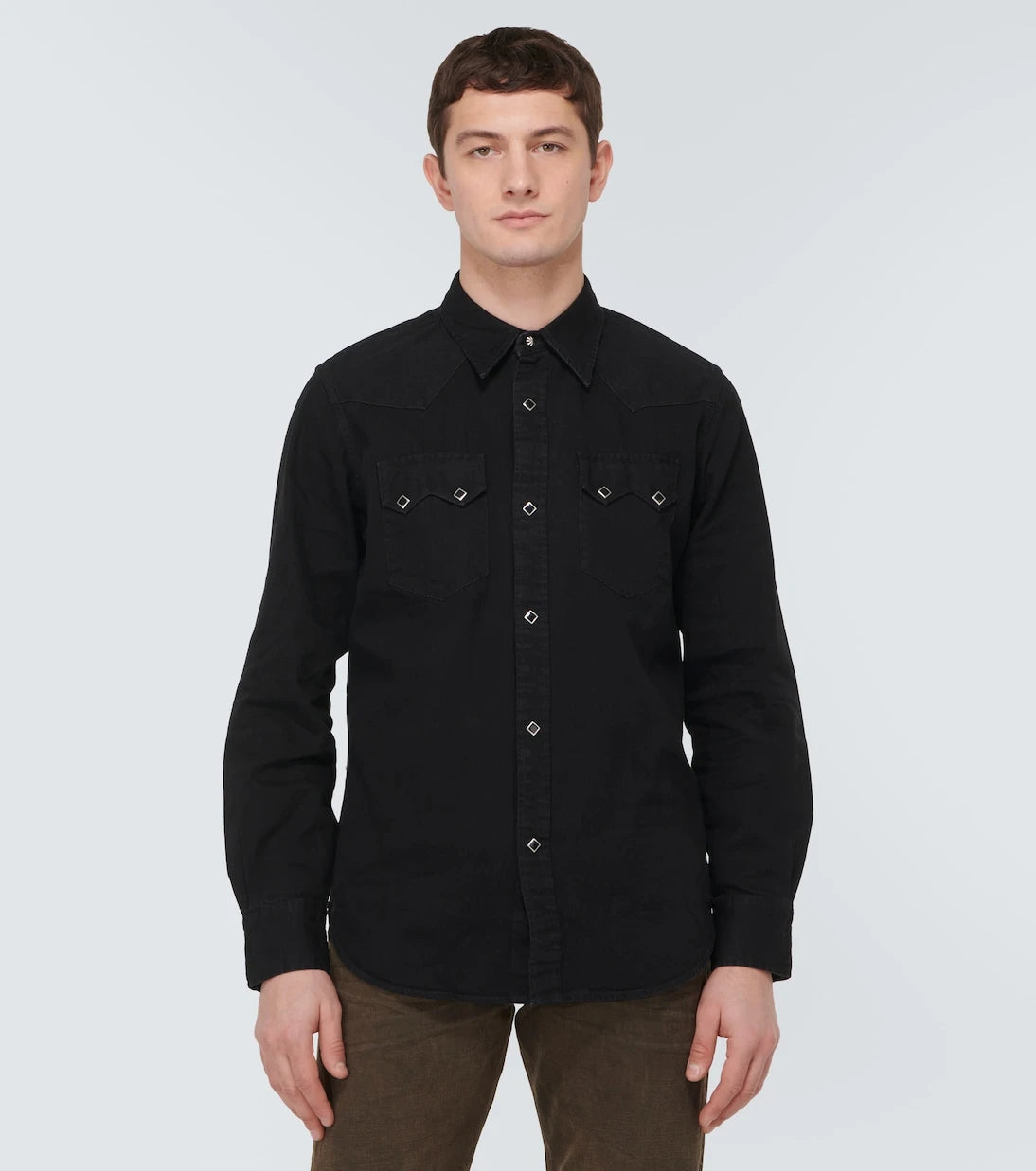 RRL - قميص جينز سو توث ويست