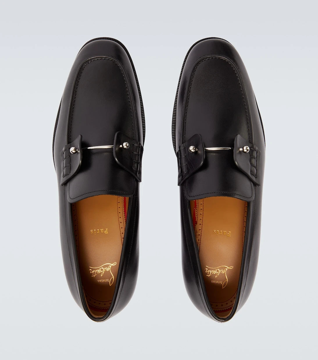 Christian Louboutin - Chambelimoc leather loafers