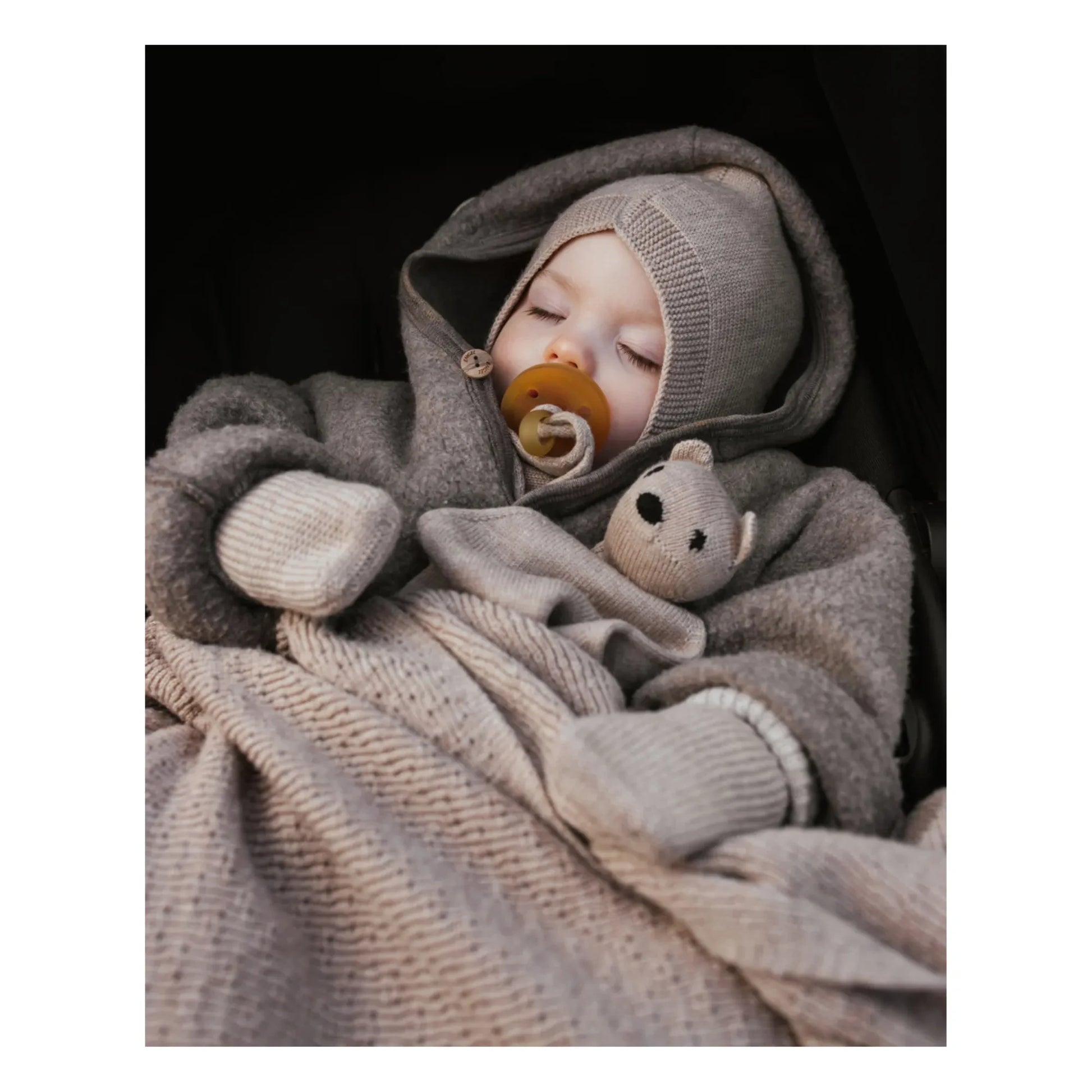 Hvid - Dora Merino Wool Blanket | Sand