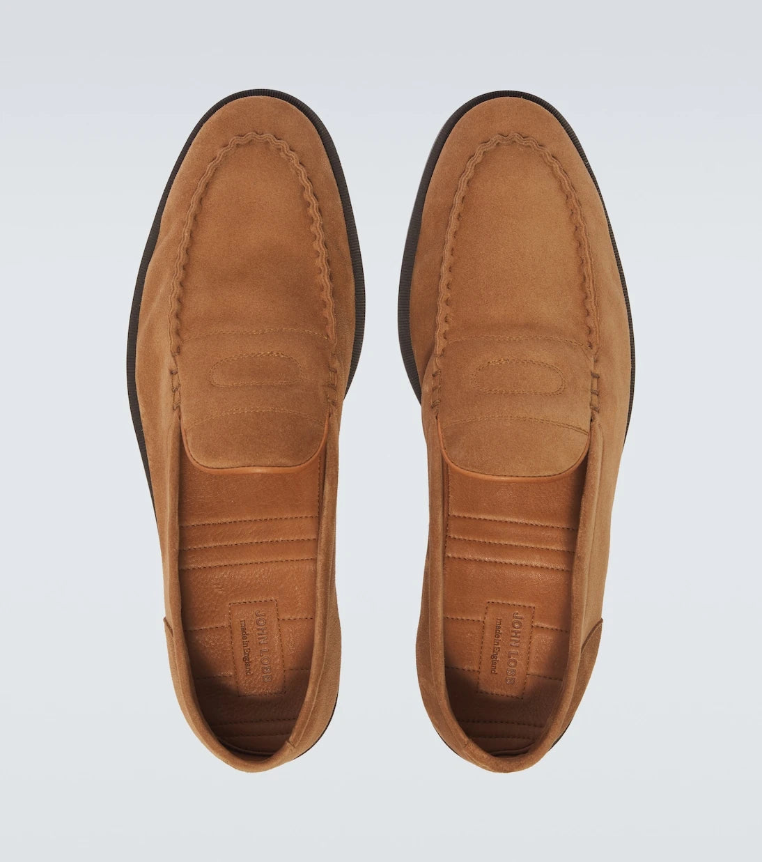 John Lobb - Pace suede loafers