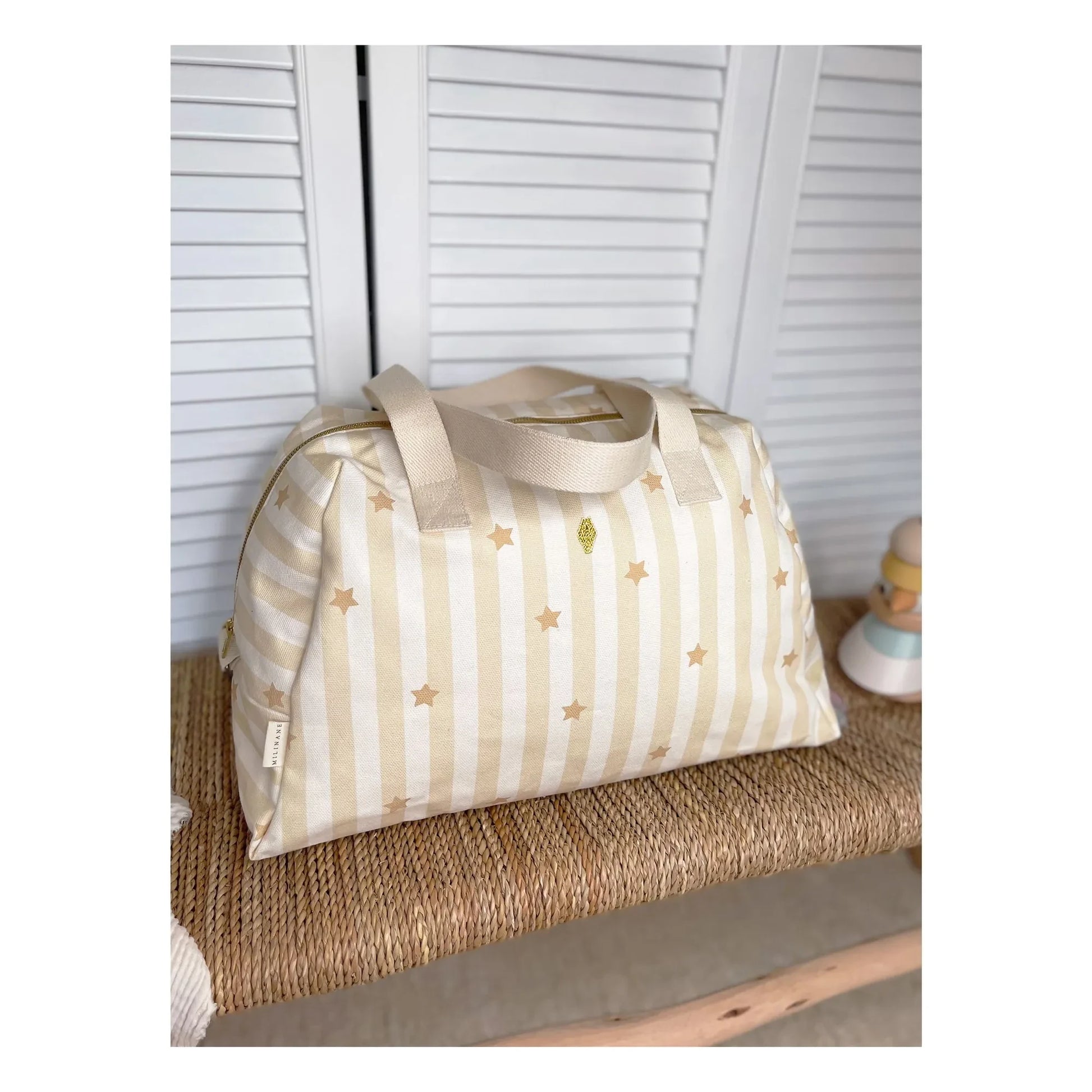 Milinane - Joseph diaper bag | Pale yellow