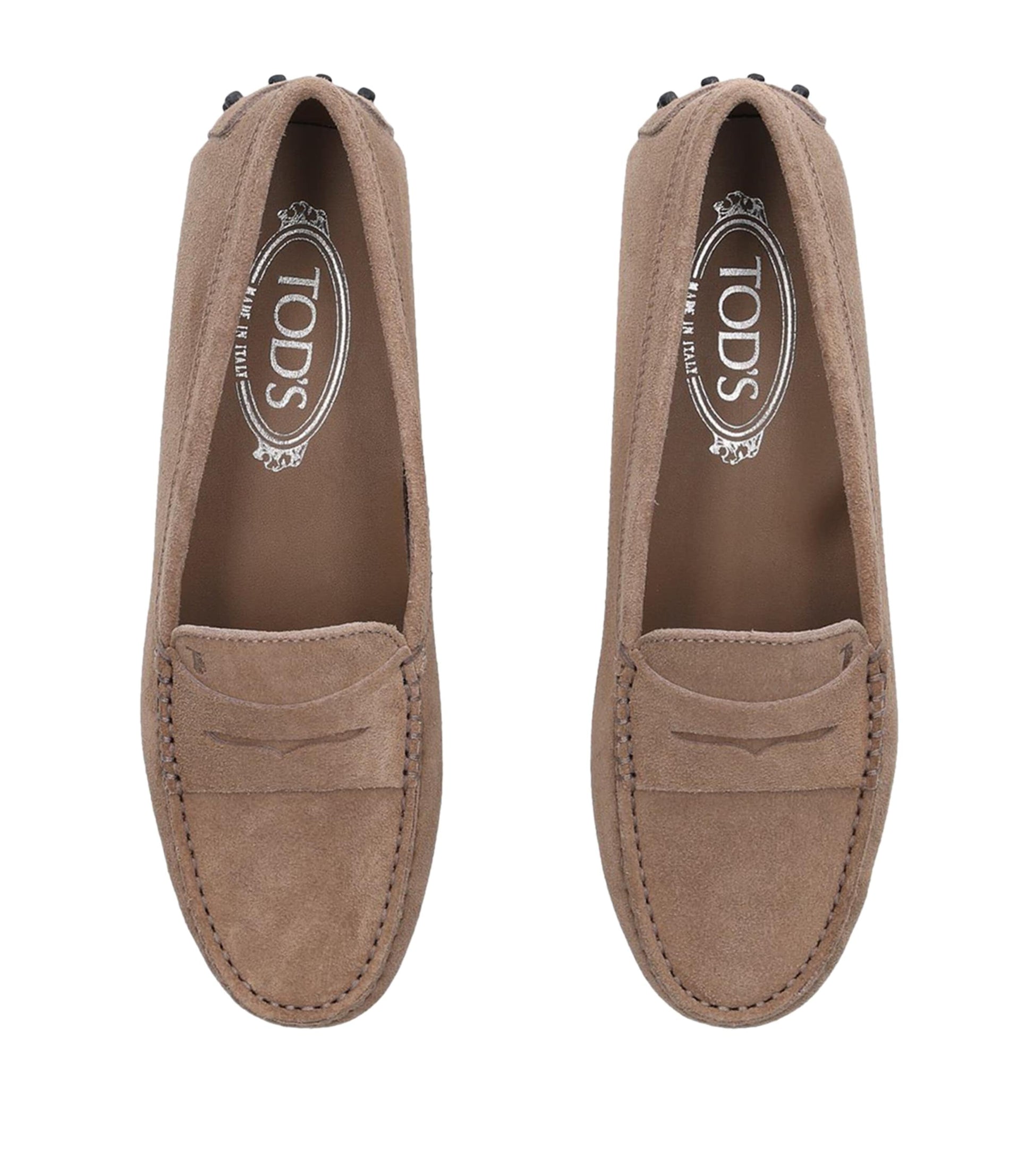 Tod's Brown Leather Mocassino Loafers