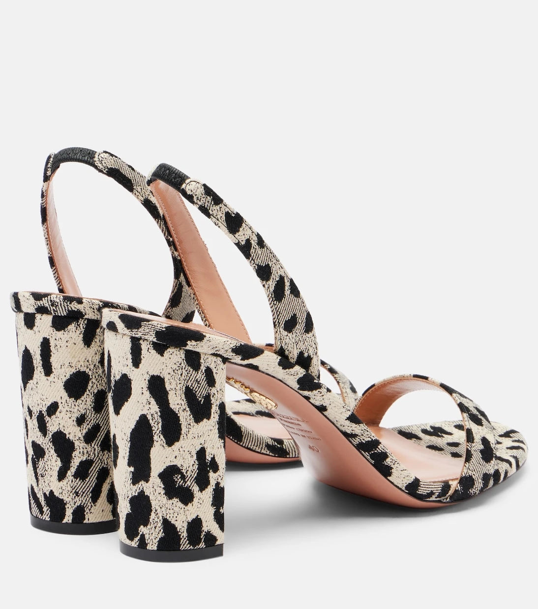 Aquazzura - حذاء سلينج باك "سو نود 85" من الكانفاس