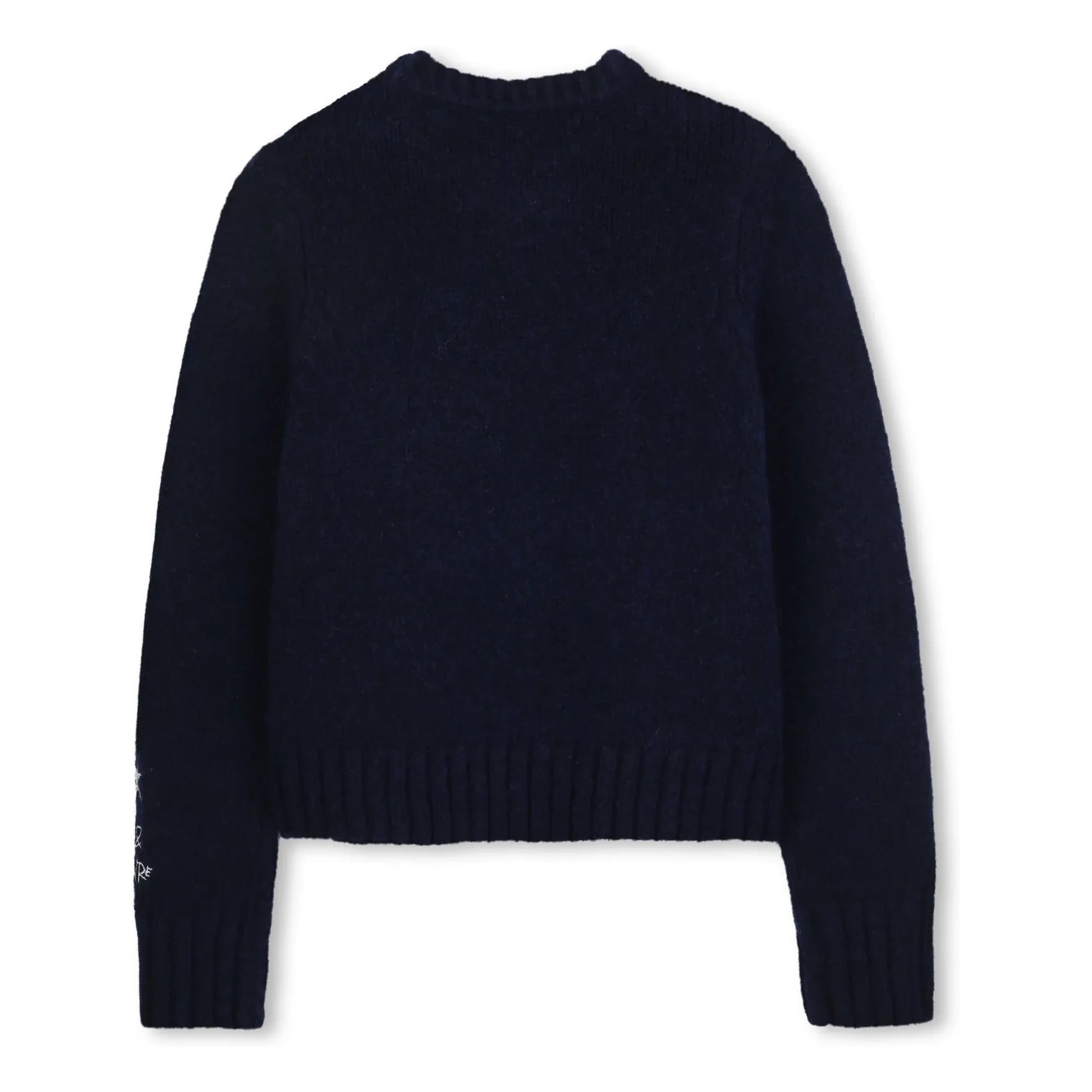 Zadig & Voltaire - Buttoned Wool Sweater | Navy blue