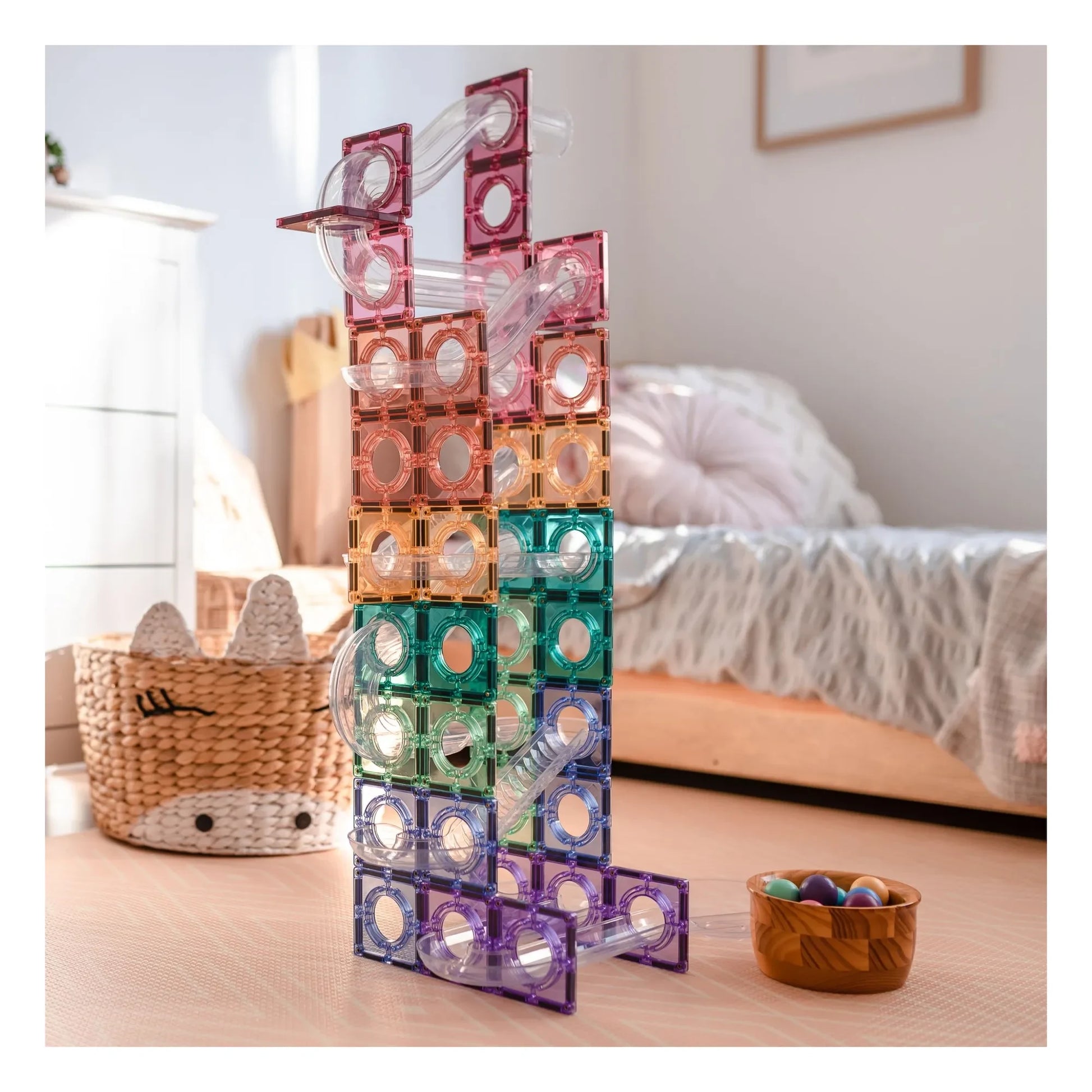 Connetix - Ball Run pack - 106 pieces | Pastel