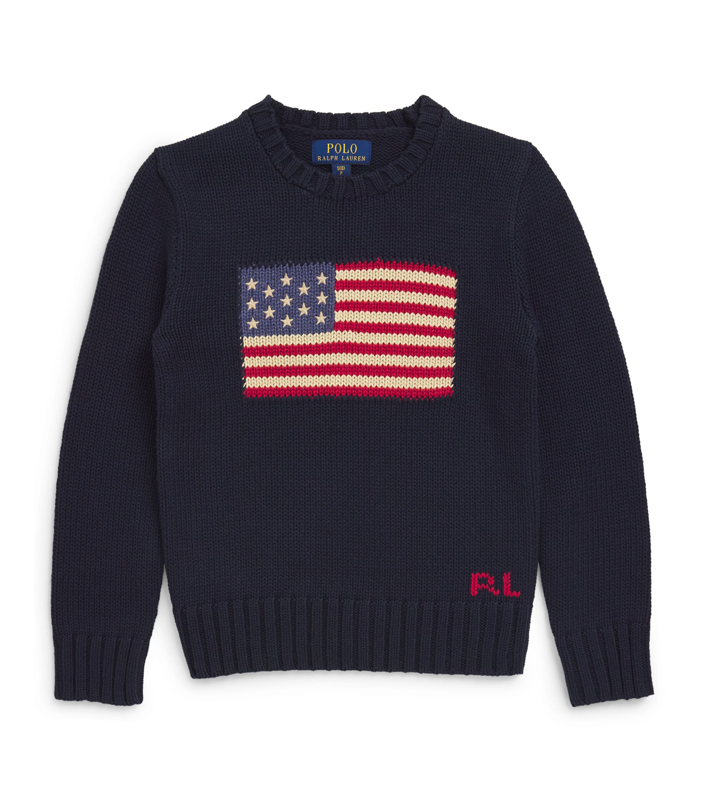 Ralph Lauren Kids Cotton American Flag Sweater (7-14 Years)