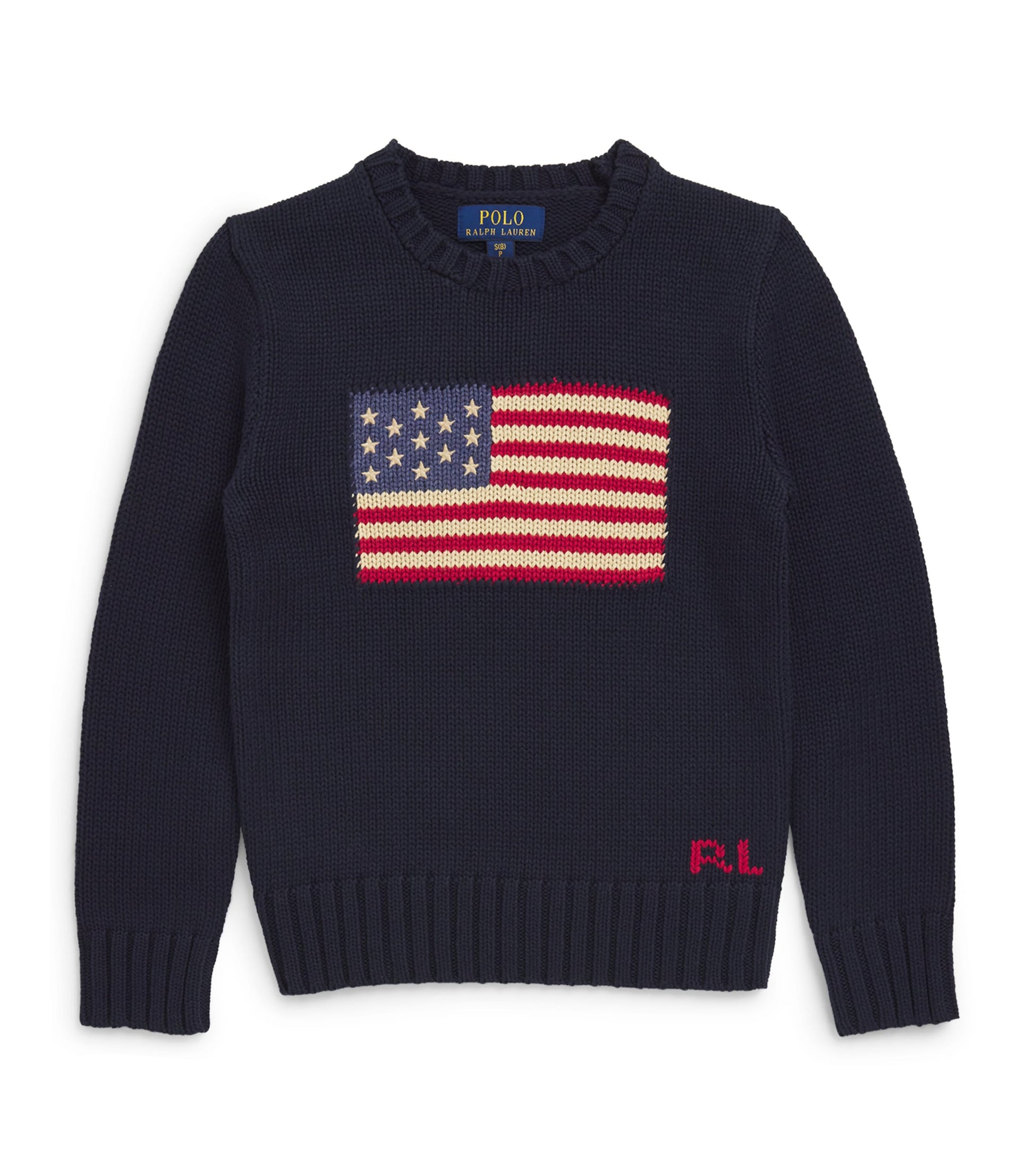 Ralph Lauren Kids Cotton American Flag Sweater (7-14 Years)