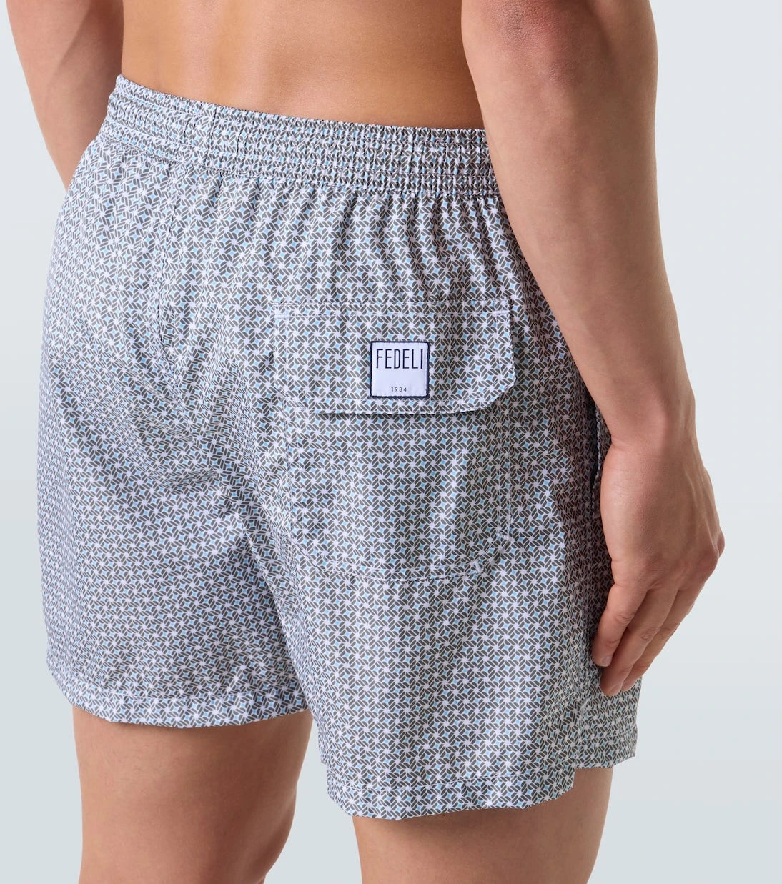 Fedeli - Madeira printed swim trunks