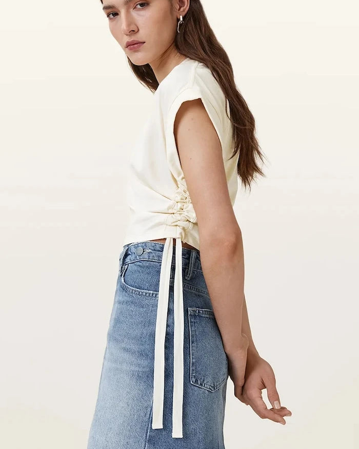 AllSaints kadın bluz MIRA SATIN