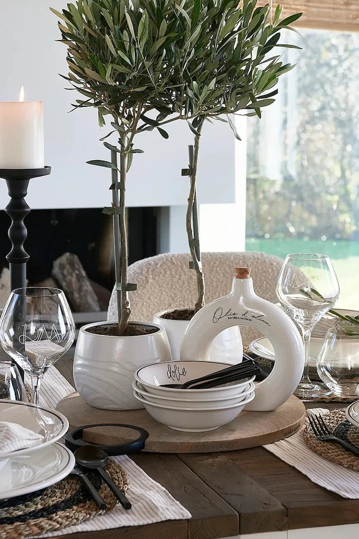 Riviera Maison Porselen Yağ veya Zeytinyağı Şişesi