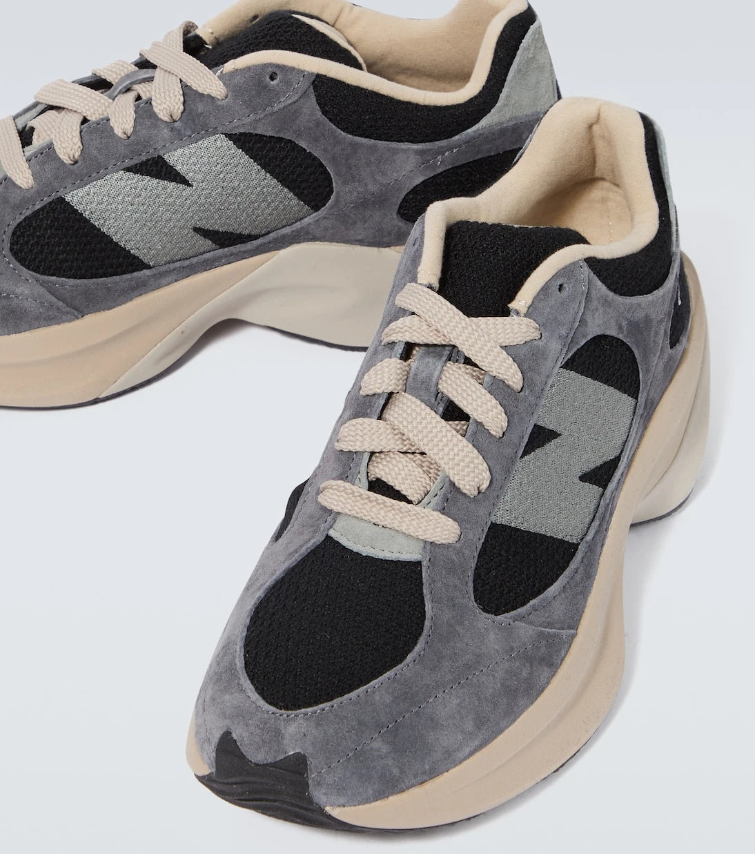 New Balance - WRPD Runner suede-trimmed sneakers