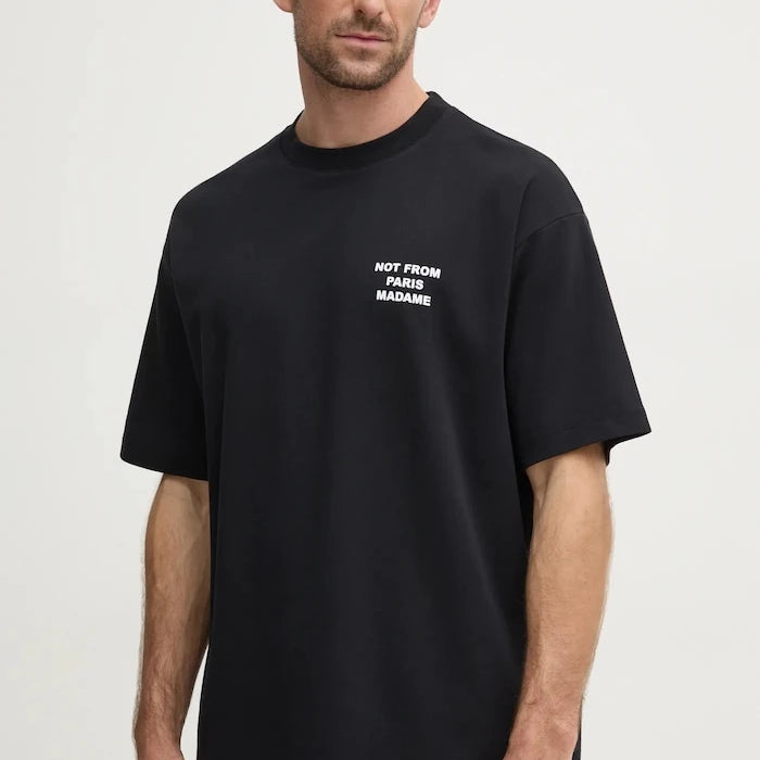 Памучна тениска Drôle de Monsieur Le T-Shirt Slogan