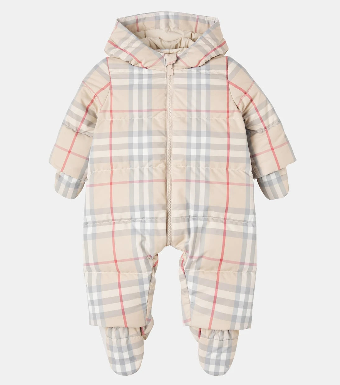Burberry Kids - Baby Burberry Check down snowsuit