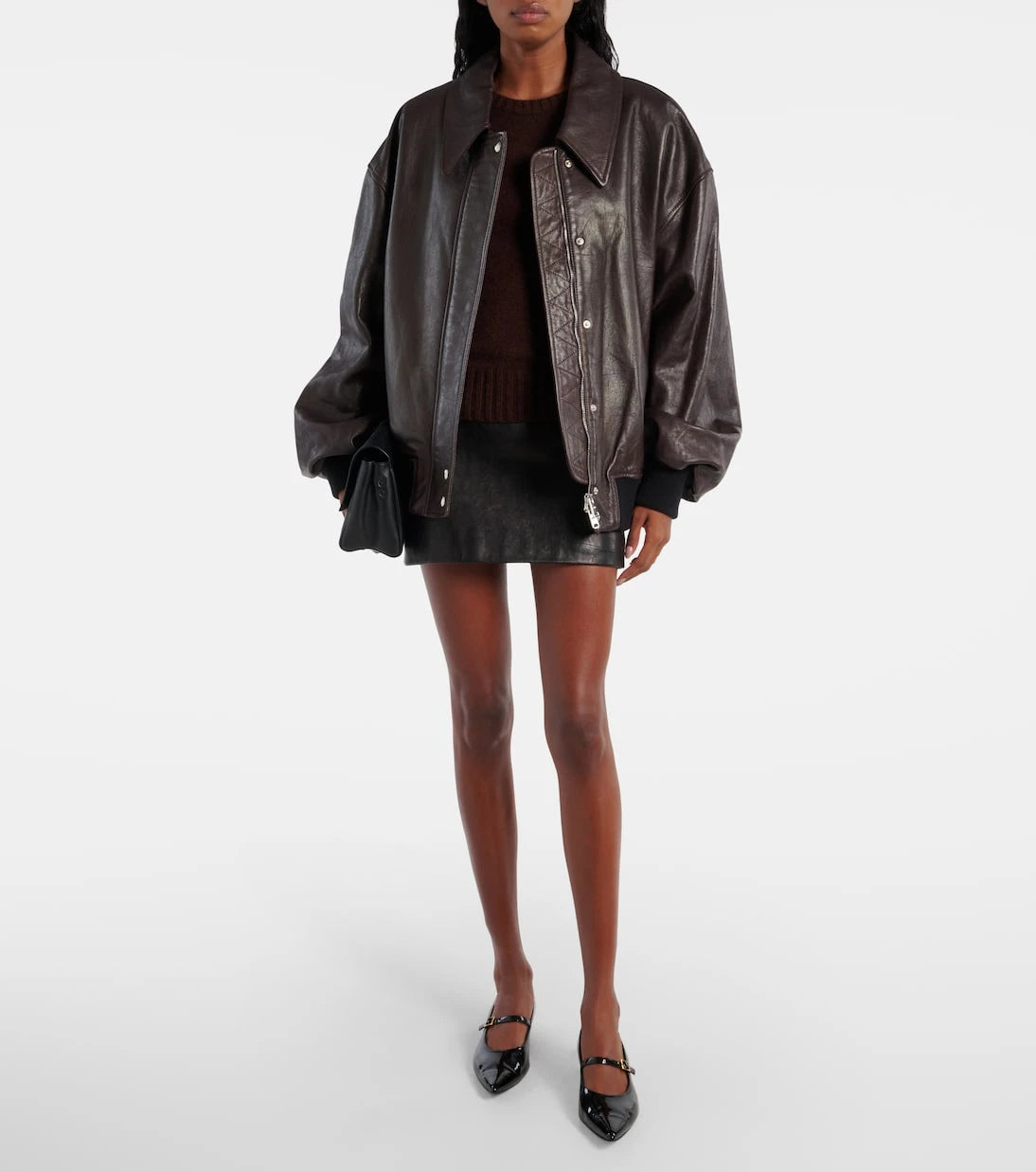 Khaite - Shelman leather blouson