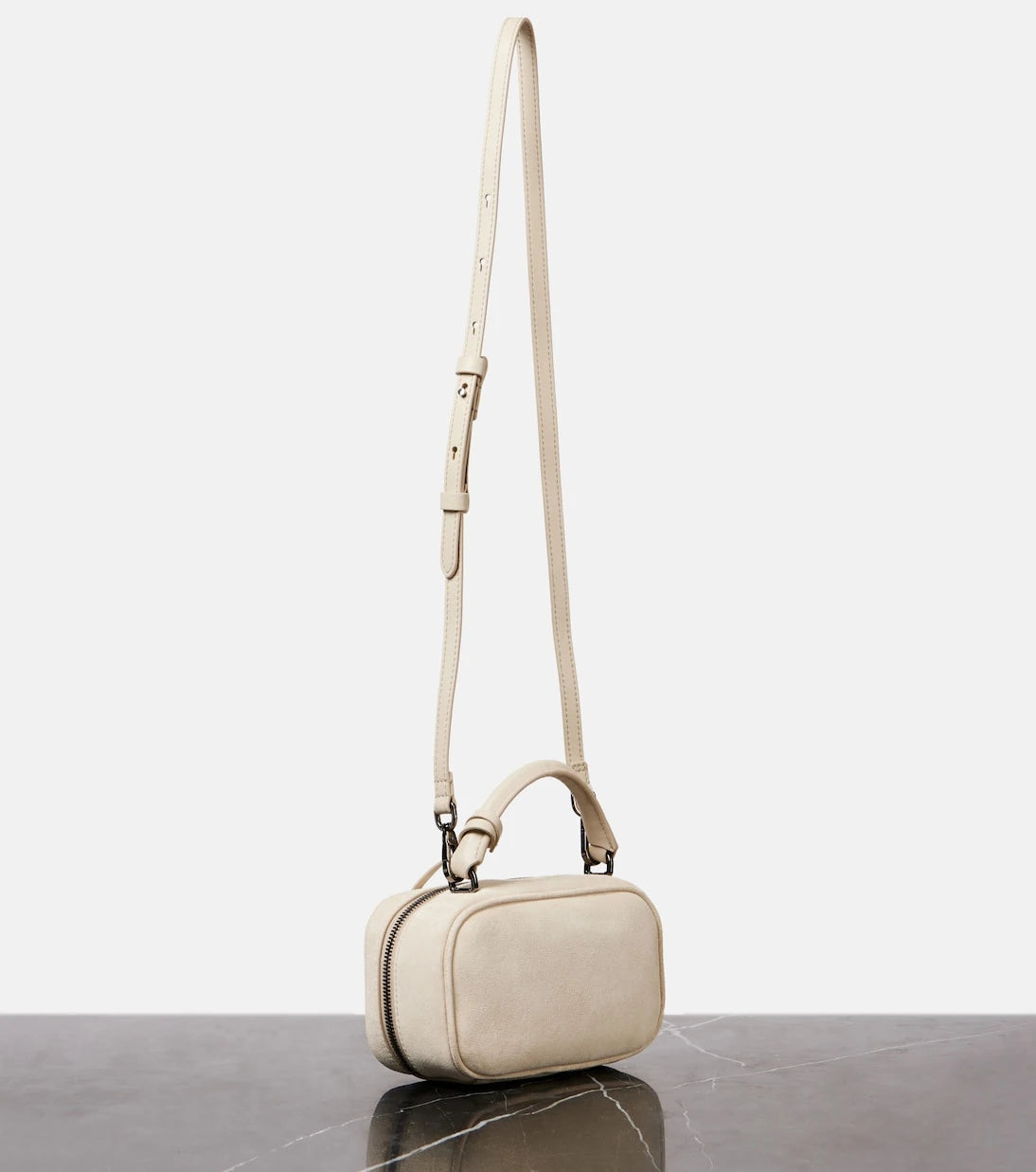 Brunello Cucinelli - Foulard Mini suede tote bag