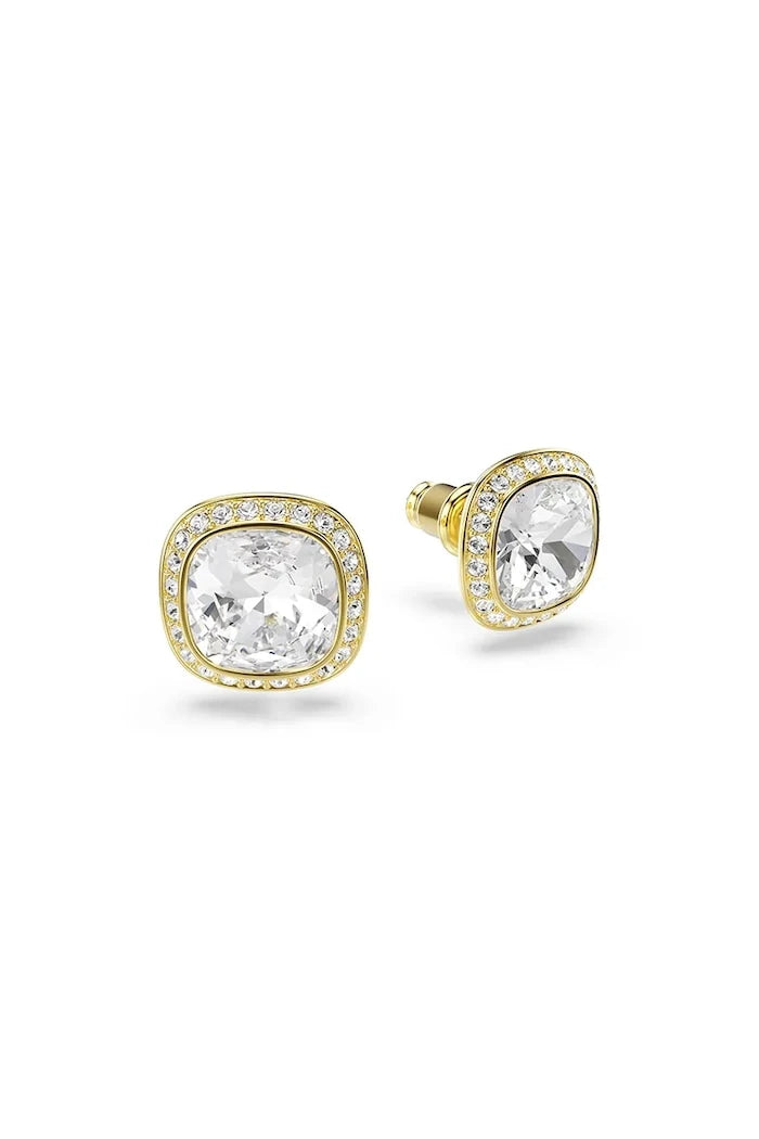 Swarovski kadın altın kaplama kristalli küpeler UNA
