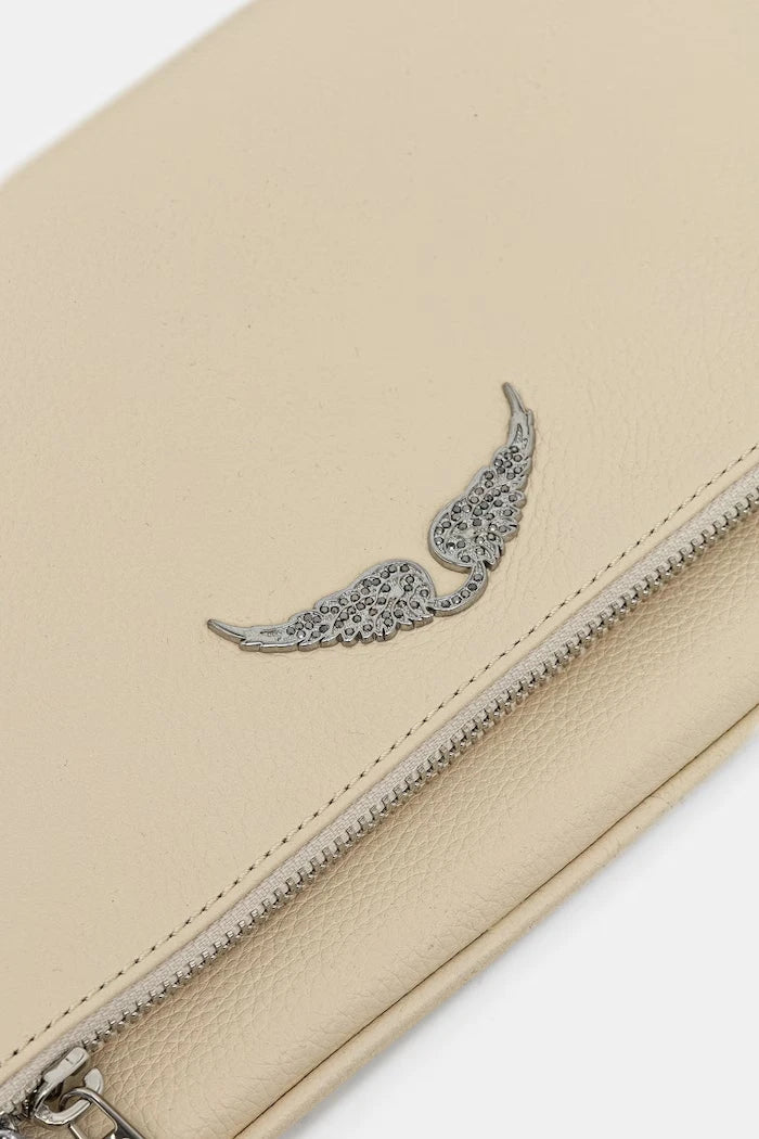 Zadig&Voltaire чанта дамска от кожа ROCK GRAINED LEATHER