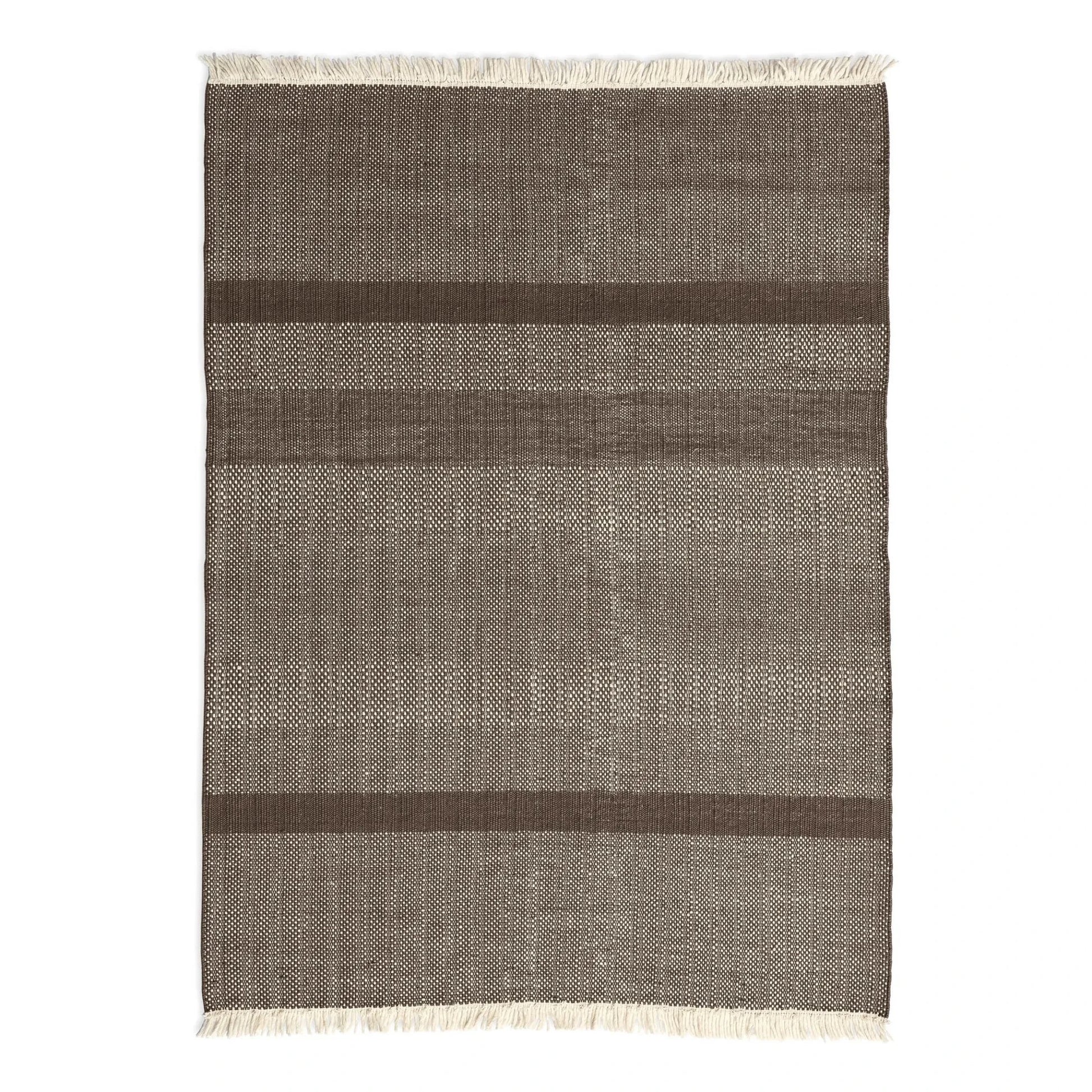 Nanimarquina - Tres Texture Rug, Elisa Padrón | Chocolate