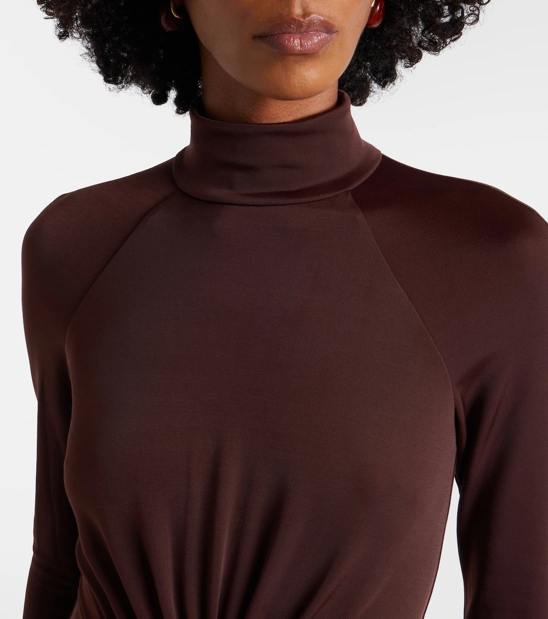 Rebecca Vallance - Embellished gathered jersey gown