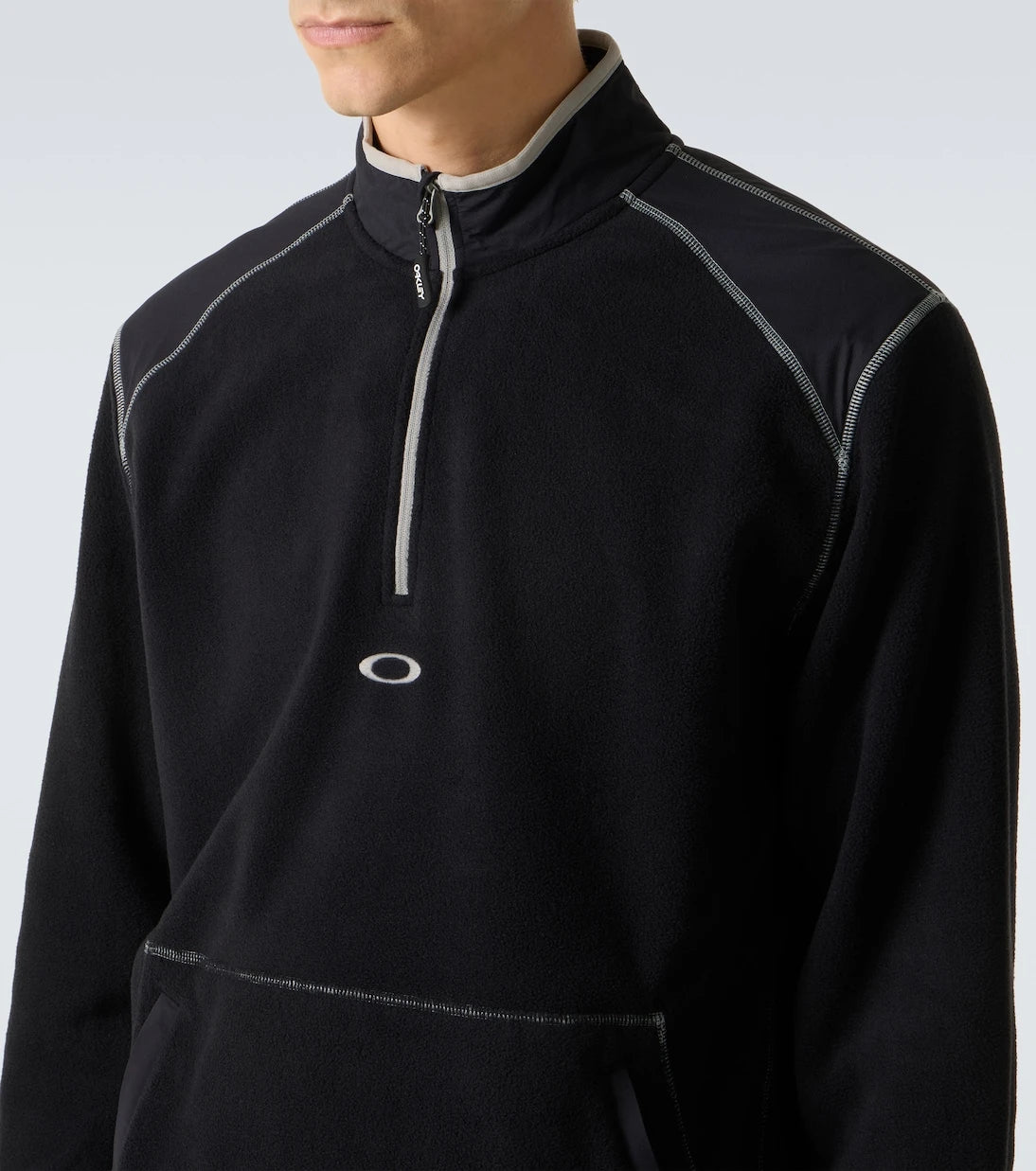 Oakley - سويت شيرت بسحاب من صوف باتر تيك