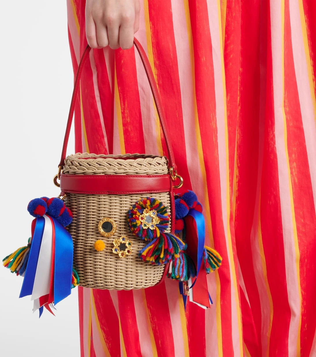 Dolce&Gabbana - حقيبة دلو تاورمينا كارلا متوسطة الحجم