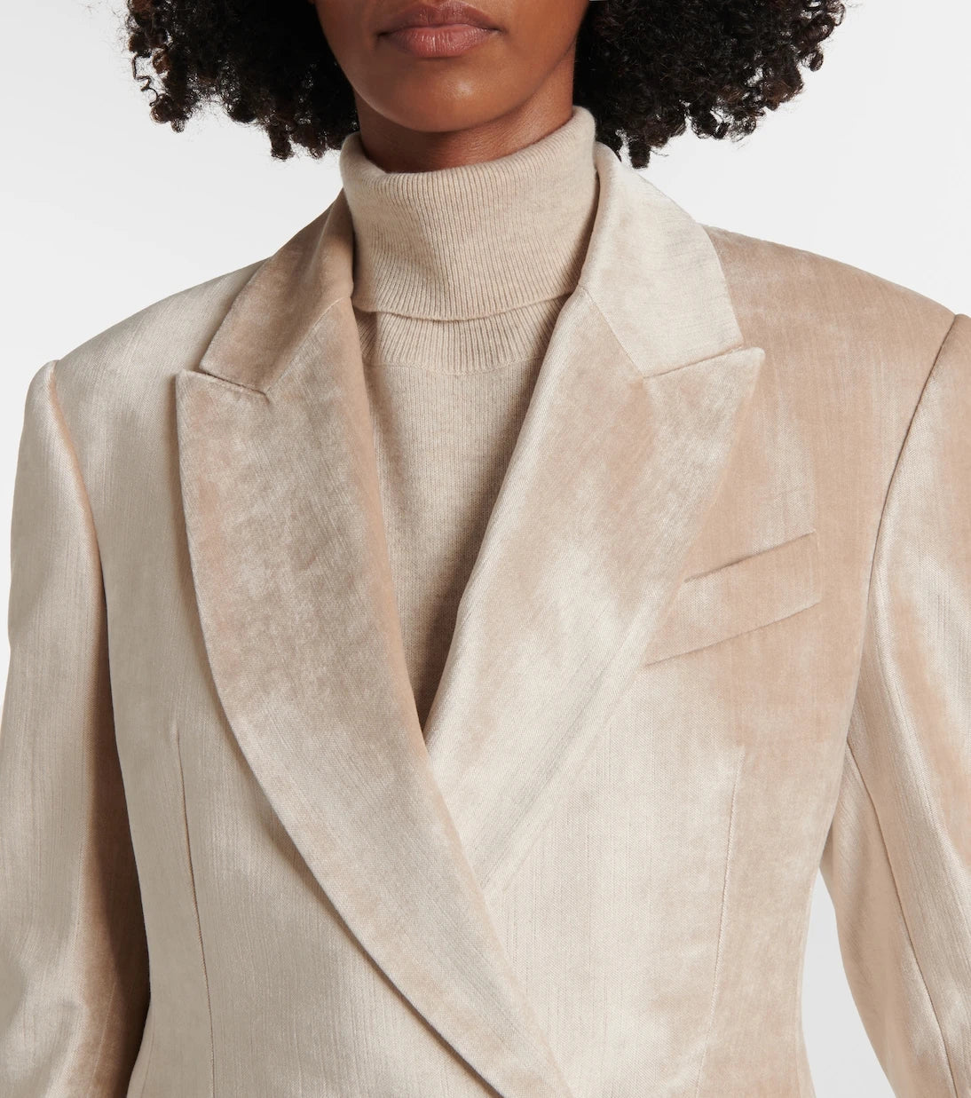Brunello Cucinelli - Cotton-blend velvet blazer
