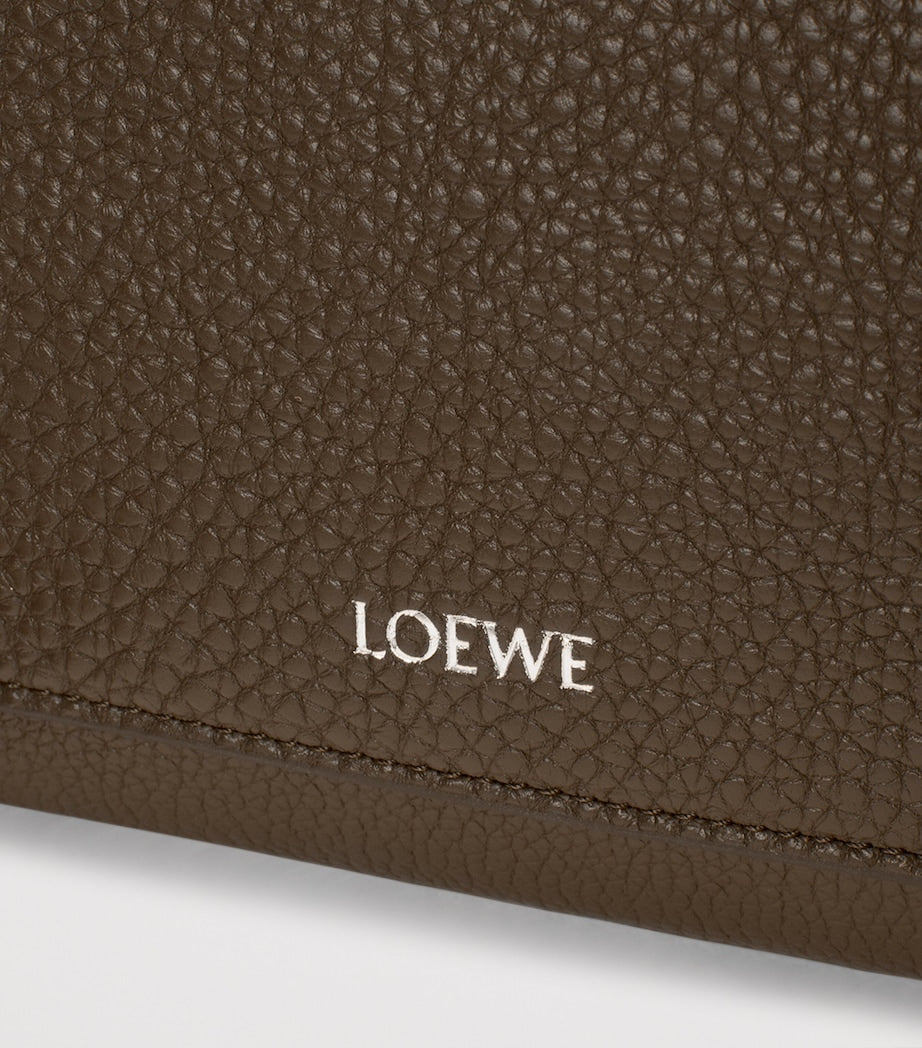 LOEWE Small Leather Pebble Messenger Bag