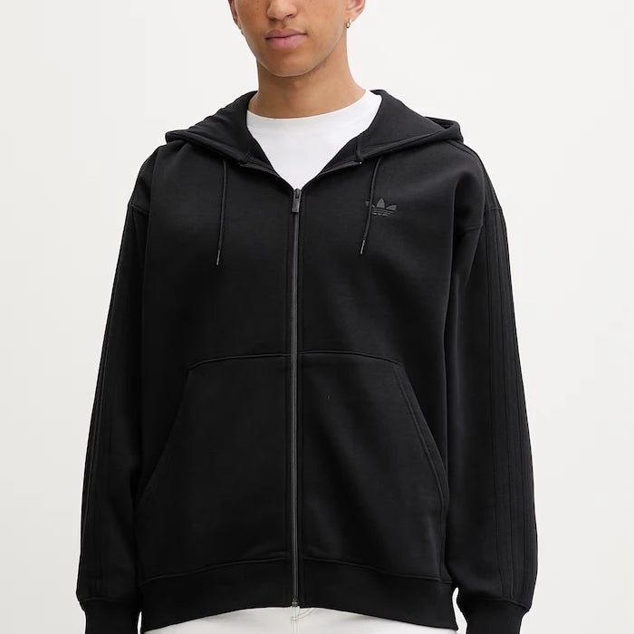 adidas Originals erkek pamuklu kapüşonlu fermuarlı sweatshirt