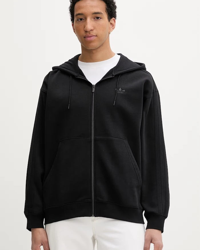 adidas Originals суичър с цип и качулка мъжки с памук