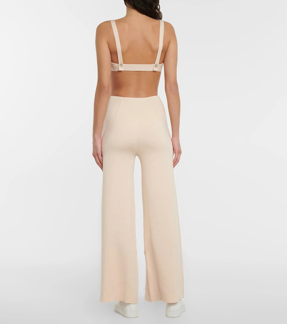 Live The Process - Neptune ribbed-knit wide-leg pants