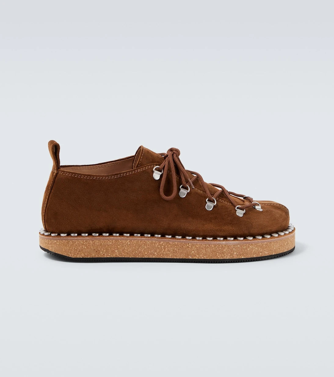 Loewe - Rivet studded suede shoes