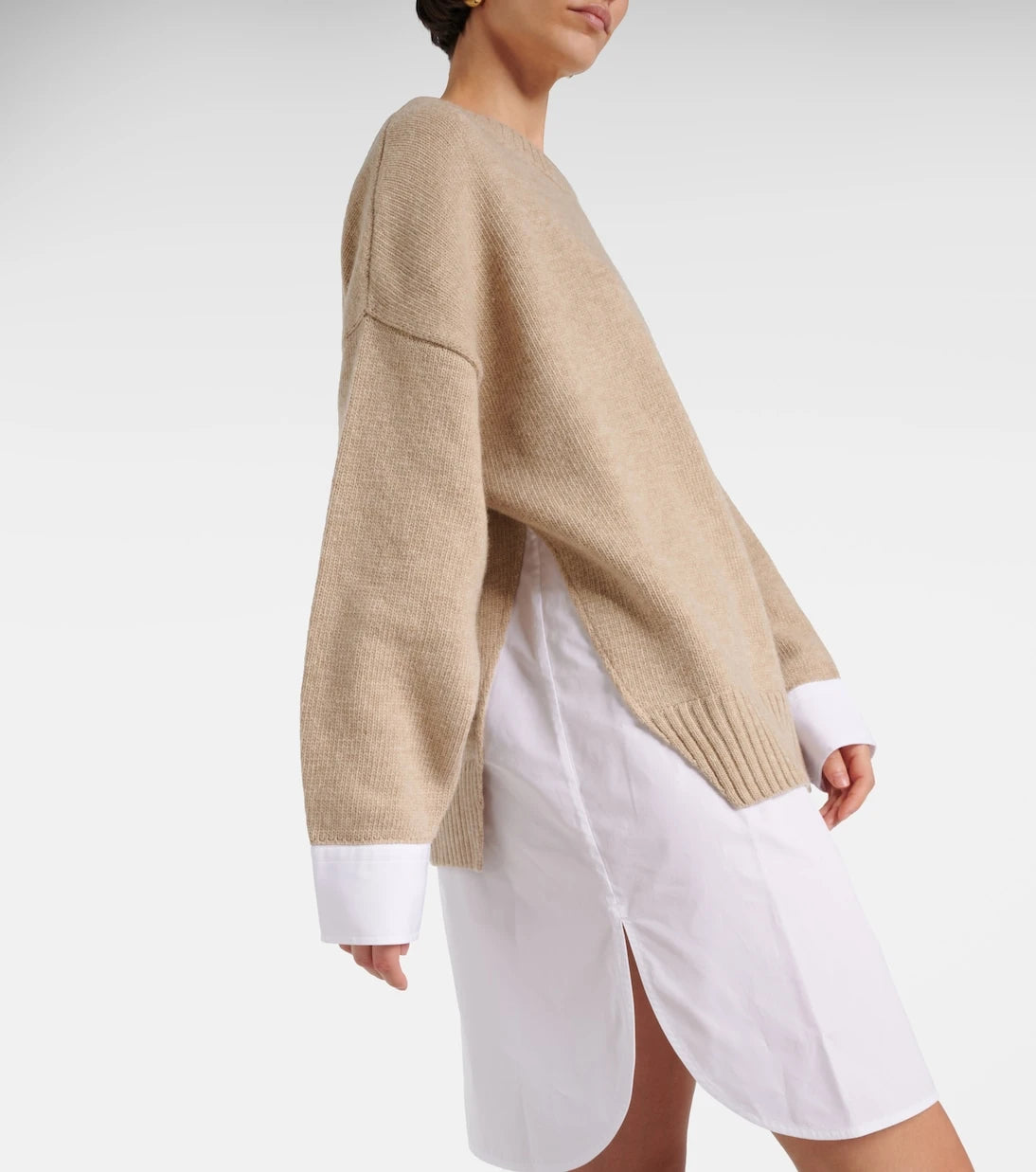 Stella McCartney - Layered virgin wool sweater