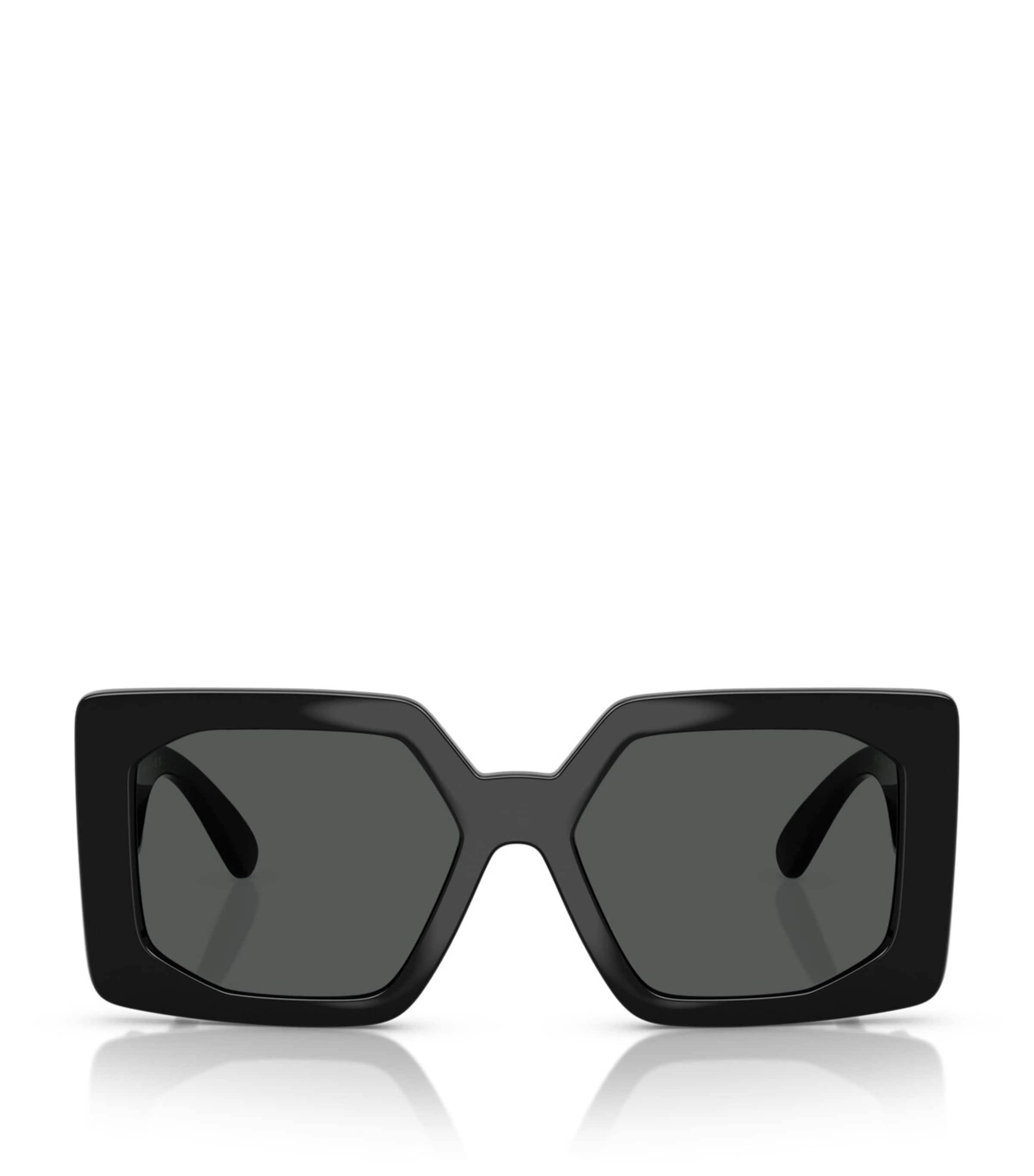 Black Acetate Square Sunglasses
