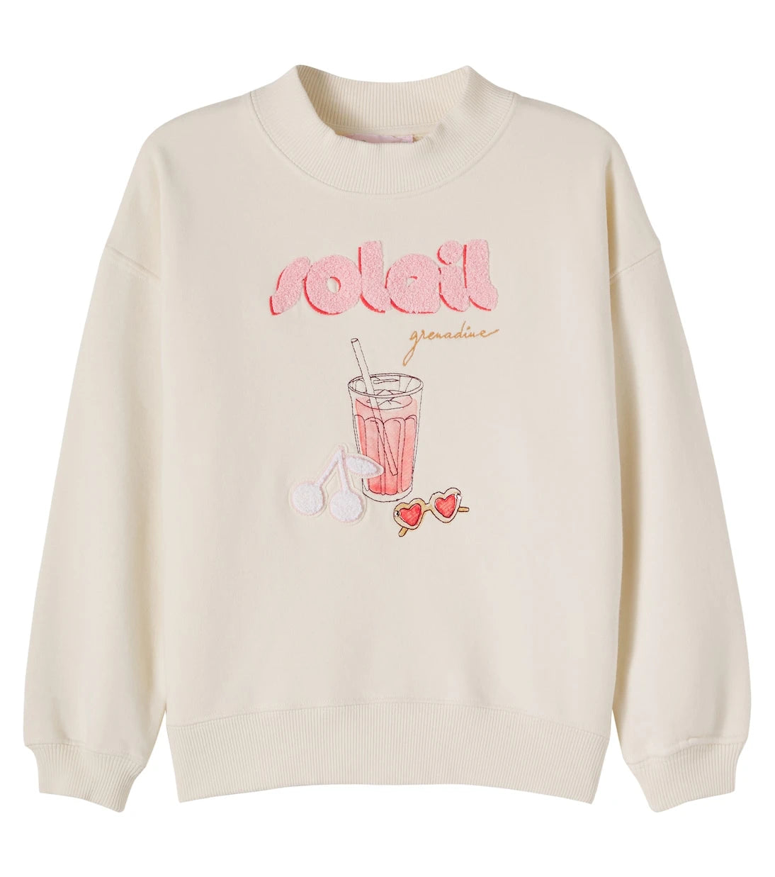 Bonpoint - Lika embroidered cotton jersey sweatshirt