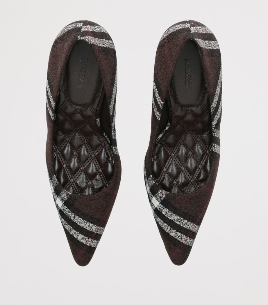 Burberry Check Dame Pumps​ 90