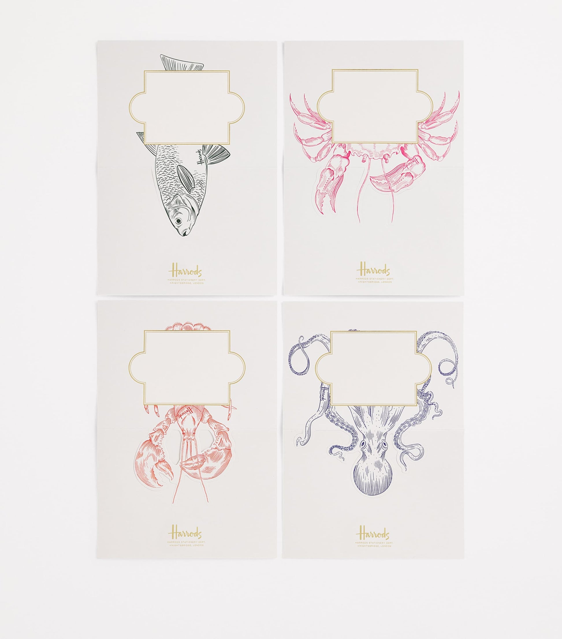 Set of 8 Character Greeting Cards